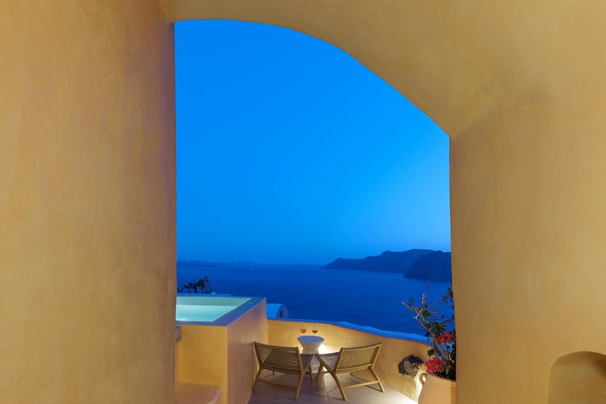 Annouso Villa With Hot Tub By Caldera Houses Oia  Exterior photo