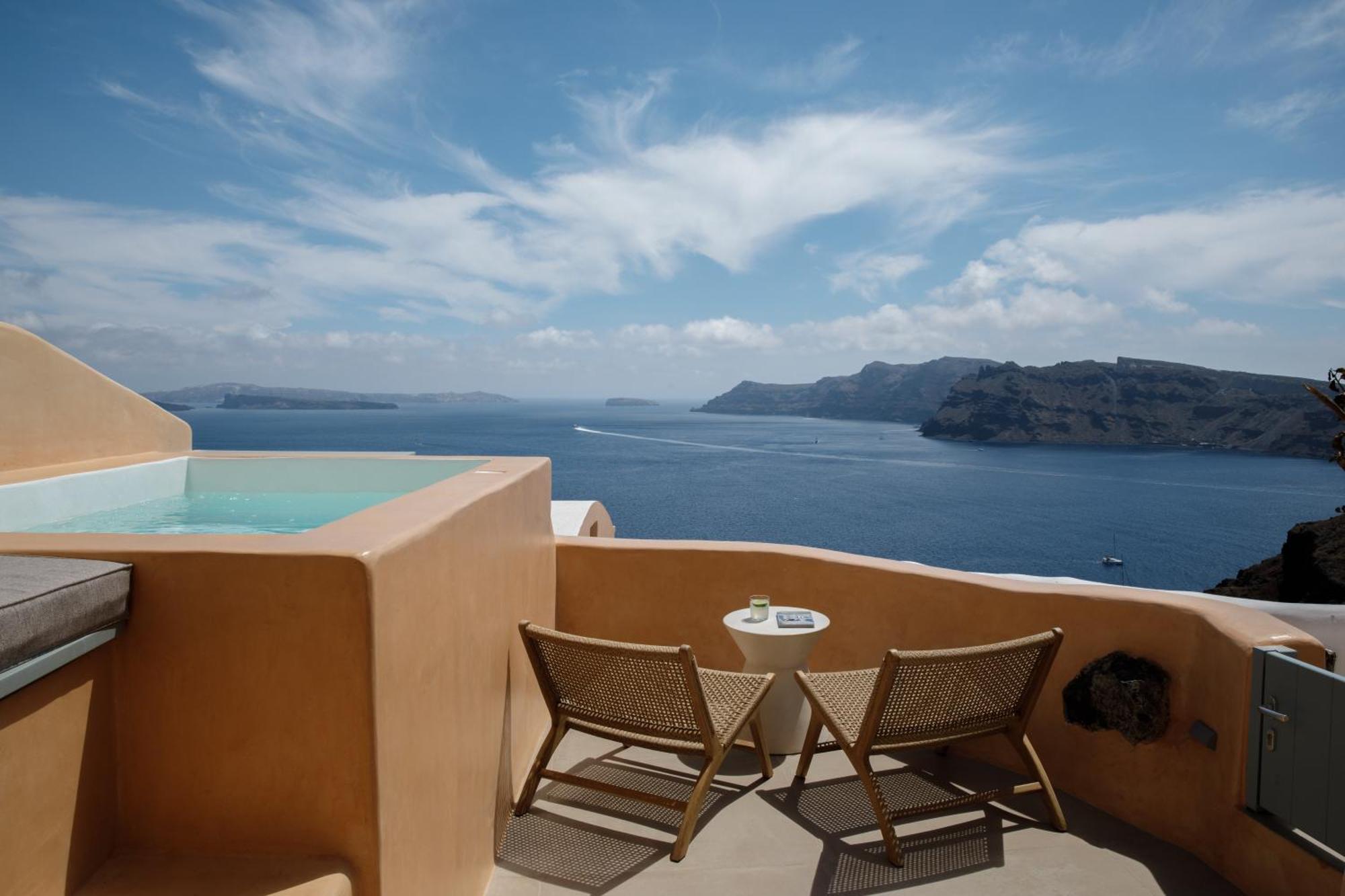 Annouso Villa With Hot Tub By Caldera Houses Oia  Exterior photo
